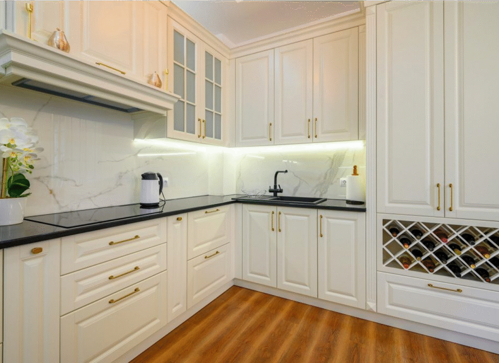 experts in painting kitchen cabinets can help you achieve this look