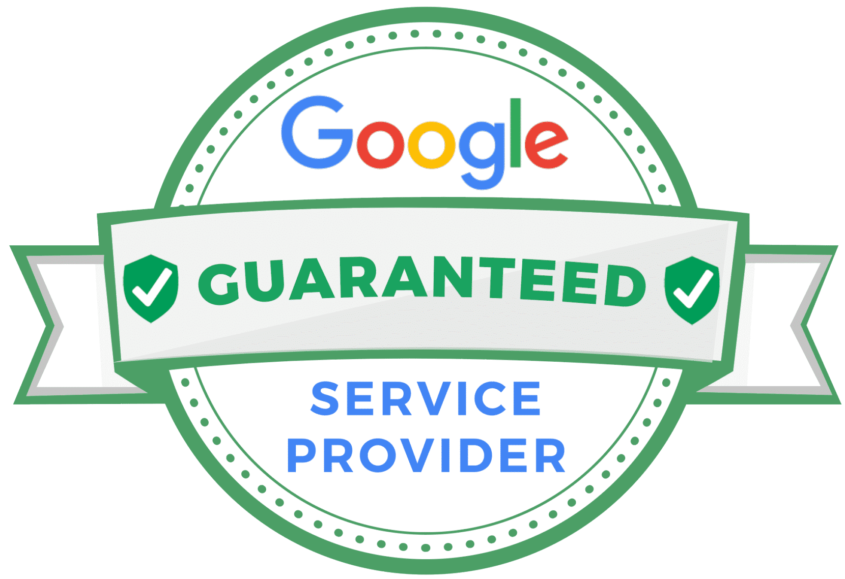 Google Guaranteed Service Provider badge, symbolizing trust and reliability in professional painting services.